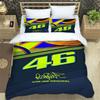 Juegos de Cama 3D Adolescentes Moto R-Rossi 46 Motocicleta Para Niños Niños Funda Nórdica Con Funda de Almohada Juego de Ropa de Cama Textil para el Hogar
