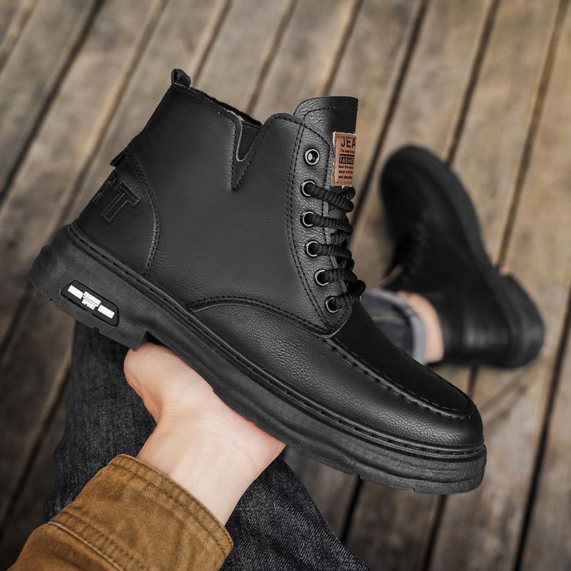 New large-sized men's riding boots,casual fashionable men's casual sports shoes outdoor men's Chelsea boots Casual Sneakers