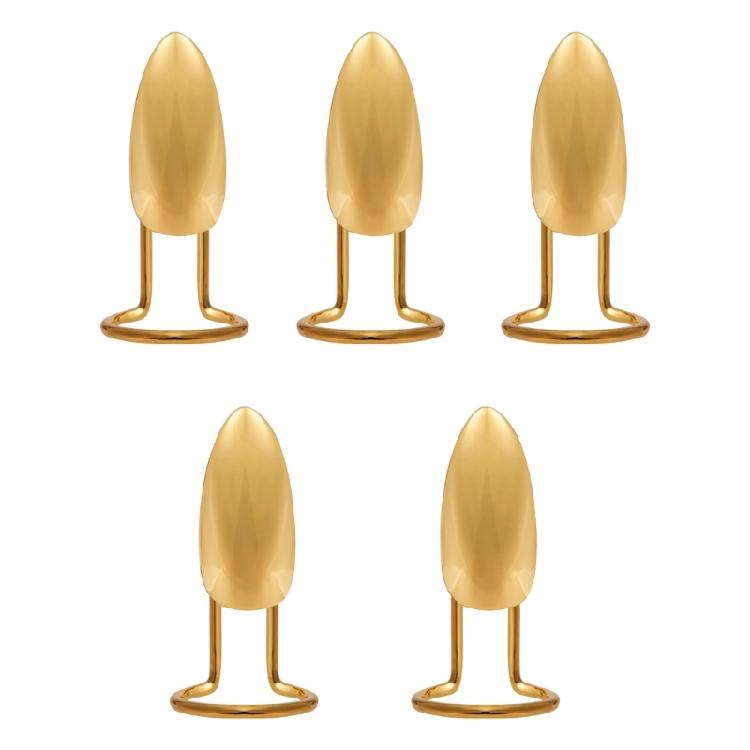 

5pcs Mechanical Look Wearable Finger Adornments for Social Event and Music Festivals Adjustable Size Manicures 1