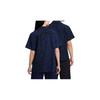 Nike SB SS24 Print Bowler Kurzarm Button-Down Skate Top Unisex Oberteile Mitternachtsblau FN2596410