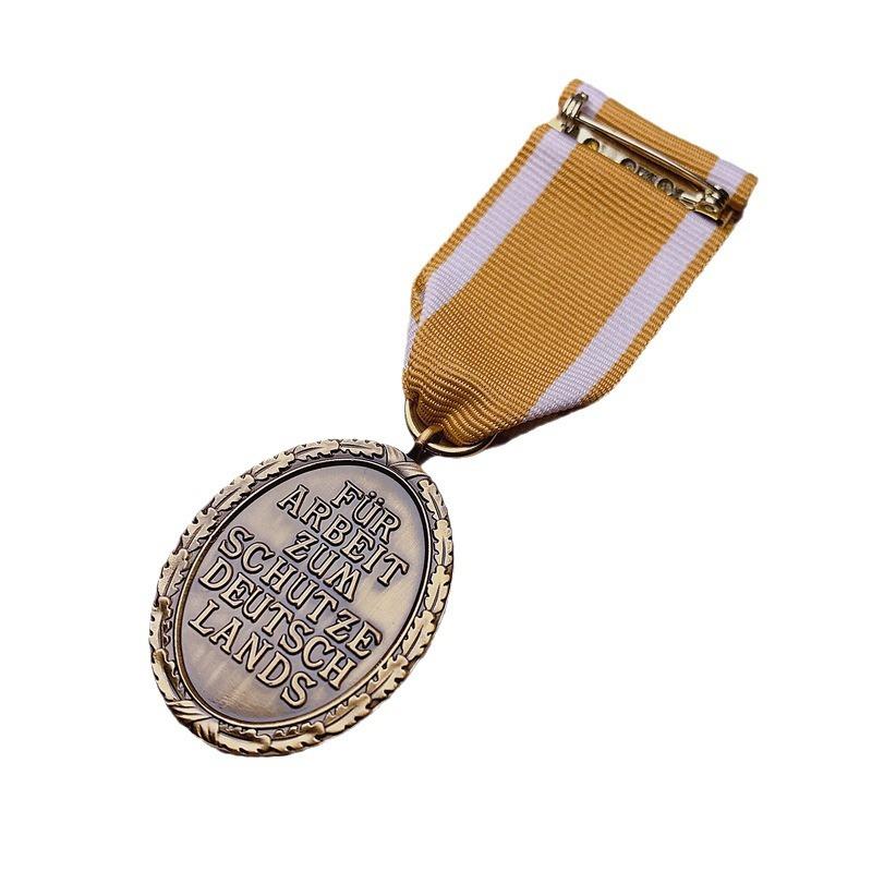 German Western Front Defense Medal, Western Wall Medal, Metal Badge, Brooch, Accessory, Pendant