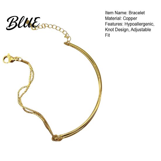 Adjustable Friendship Bracelet Knot Chain Half Snake Dainty Love Safe