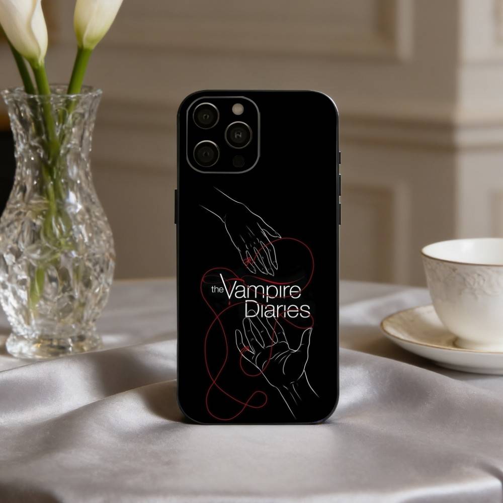 

D-драма мистический The V-Vampires D-Diaries Чехол для телефона для iPhone 17pro, 16,15,14,13,12,11 X XR Plus,Другие Мягкий черный чехол iPhone17PRO