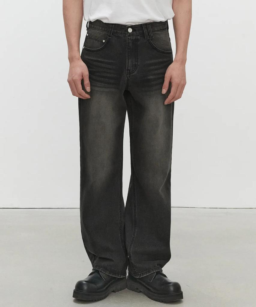 DECET Mid Rise Wide Jeans Dcpt027Ylblack