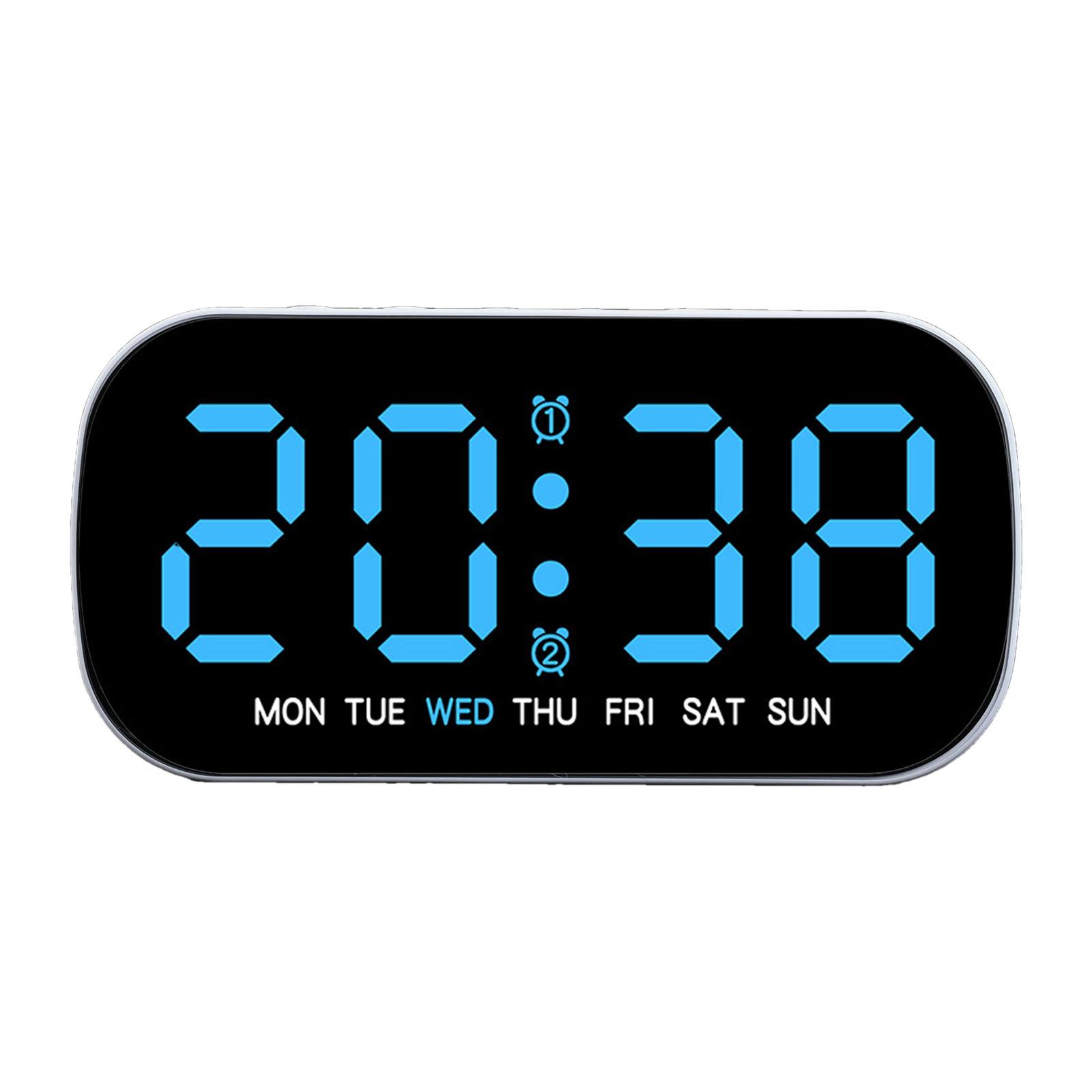 Flexible Installation Options Digital LED Alarm Clocks Alarm Clocks LED Table Clock Multi Functio Digital LED Alarm Clocks Note