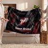 The Cure Flannel Blanket, Custom Name Text Personalized Soft Throw Blanket Home Decor Gift