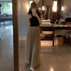 JK&JS Summer Breathable Retro Wide-Leg Skirt Pants