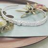 Ollia Daisy 925 Silver Bangle Bracelet