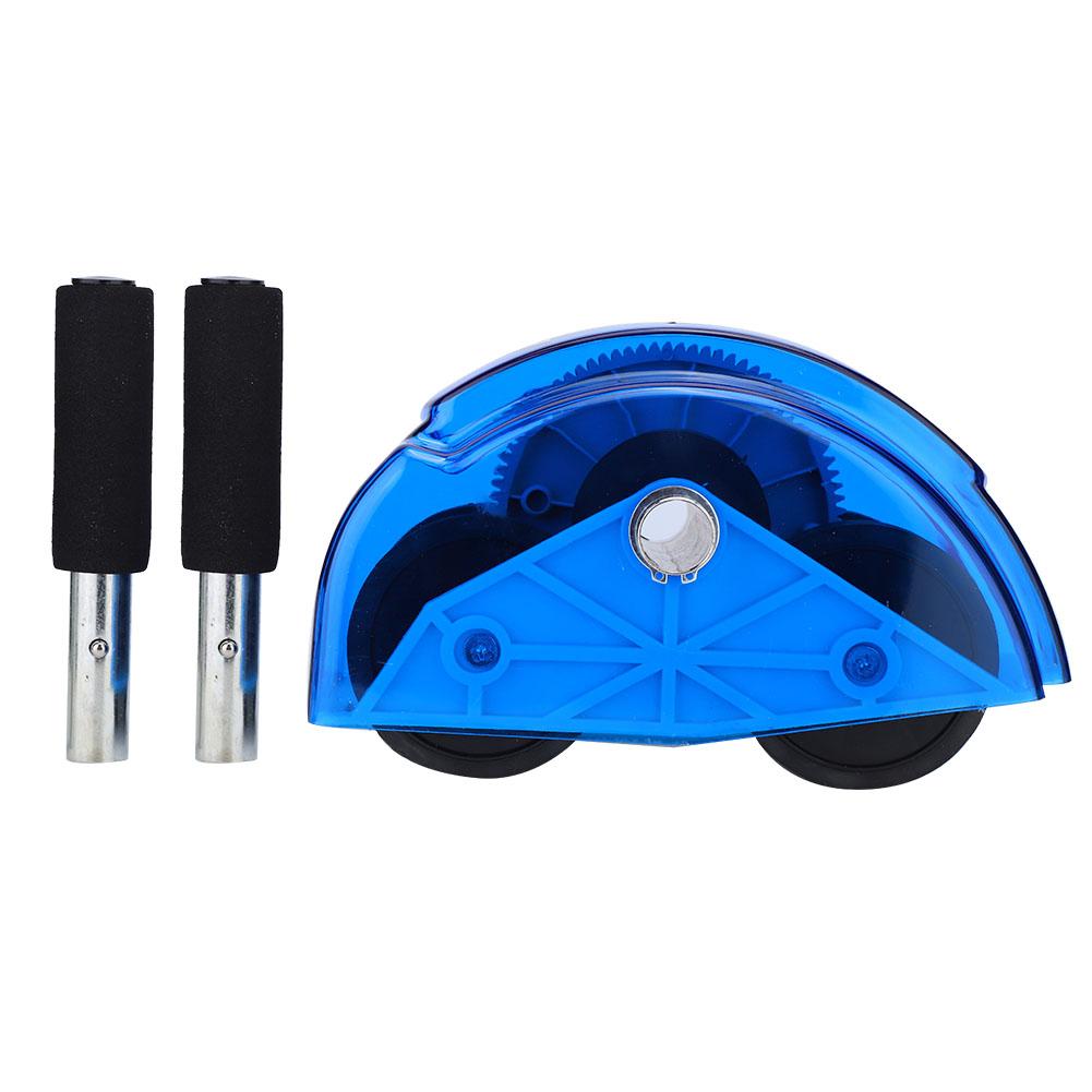 Abdomen Four Roller Wheel Abdominal Muscle Exerciser Gym Home Fitness Equipment with Gear