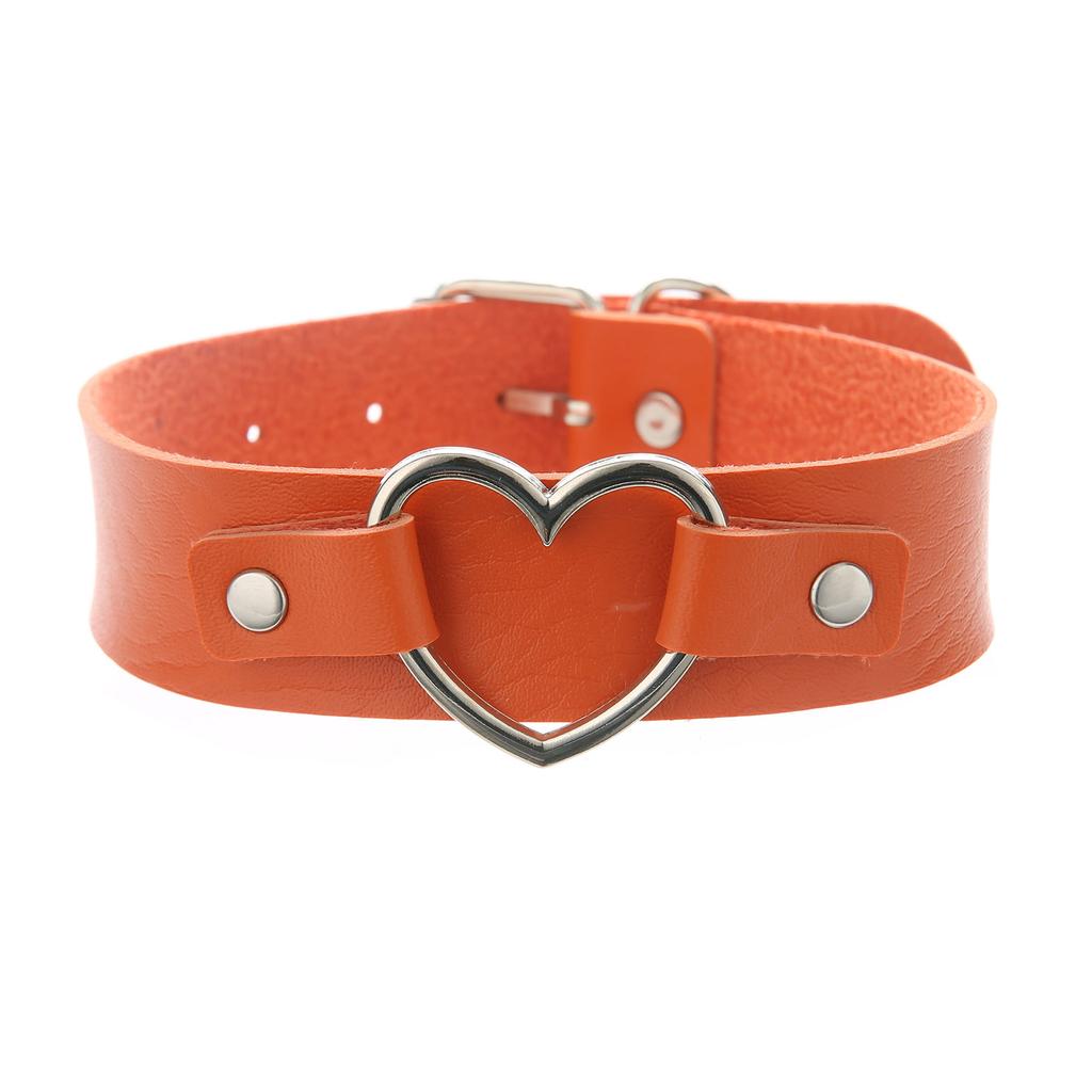 Nuovi Sexy alla Moda Vintage Fascino Gotico Collane a Collare Gioielli Regalo Cuore Gotico in Pelle Harajuku Donna Punk Collana Choker