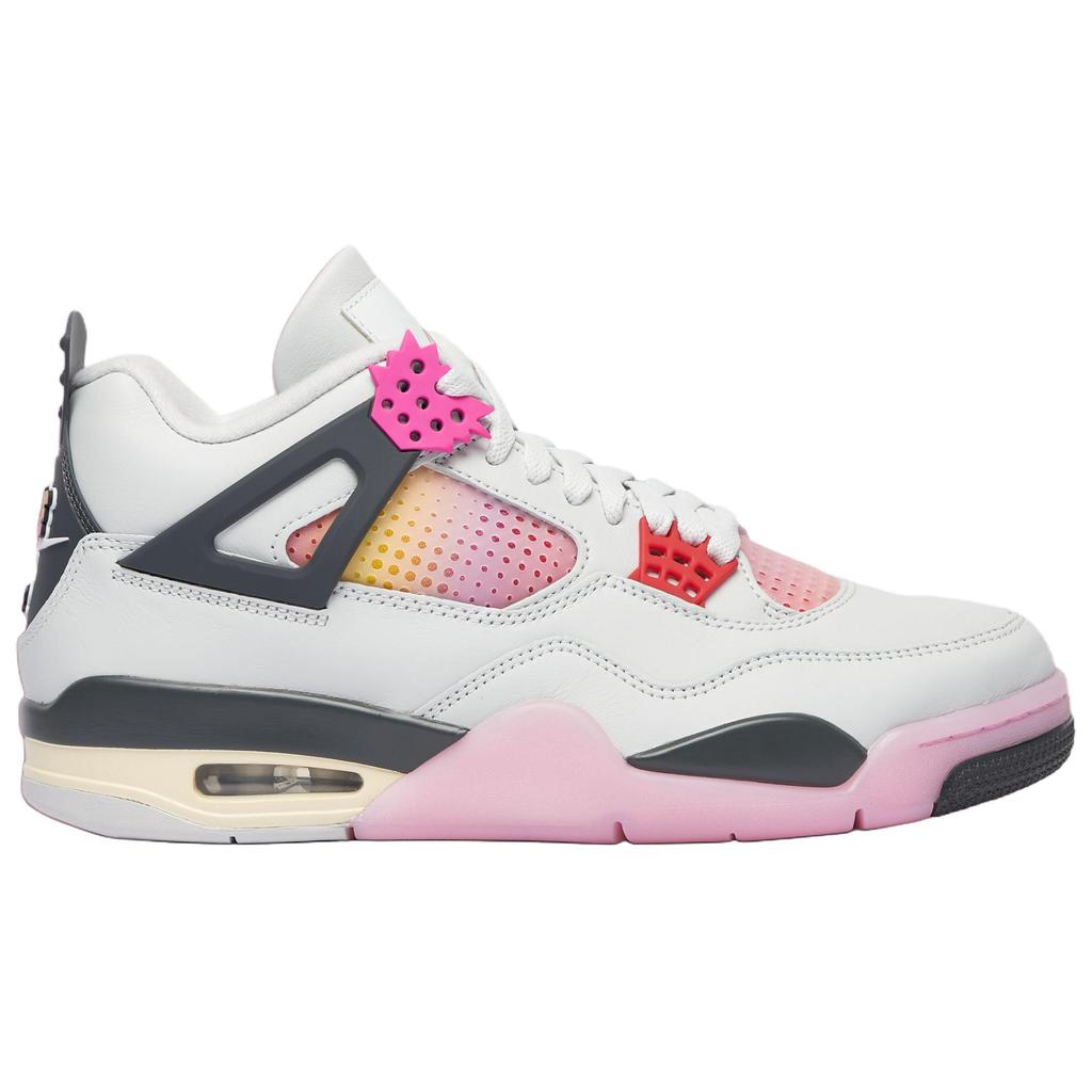 Air Jordan 4 Retro Comic Men Sneakers White Off-White Anthracite JA1135-100