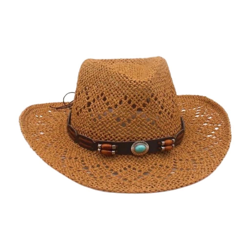 Famous Premium Beach Cowboy Hat French Breathable Cool Upside Hat