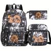 Peripheral primary and secondary school students fashion backpack children's schoolbag set three-piece set