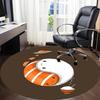 1pc Sushi Rice Office Round Area Rug, Under Office Chairs Bedroom Living Room Home Decor, Room Deco, Available in Various Sizes