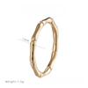 New Chinese-style Gaosheng Bamboo Ring Titanium Steel Vacuum Electroplating Index Finger Ring Women's National Style Accessories