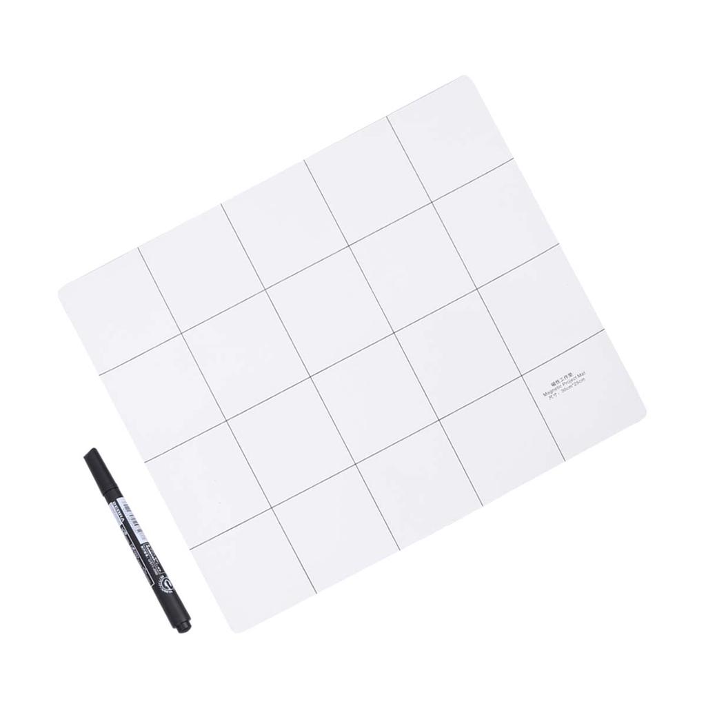 Mat Pad Notes Buy 1 Set Magnetic Project Mat Practical Rewritable Note Mat Repairing ...