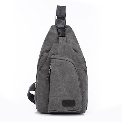 Men S Breast Bag Sports And Leisure Canvas Messenger Bag Korean Version, Shoulder Bag Men S, Backpack, Men S Bag серый