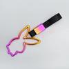 JDM Rabbit Racing Tsurikawa Ring Train Bus Handle Universal Drift Anime Car Modified Handle Nylon Strap For Car Warning