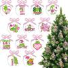 1 Set Of 12 Pieces Christmas Tree Decorations Holiday Ornaments Indoor Home Decoration