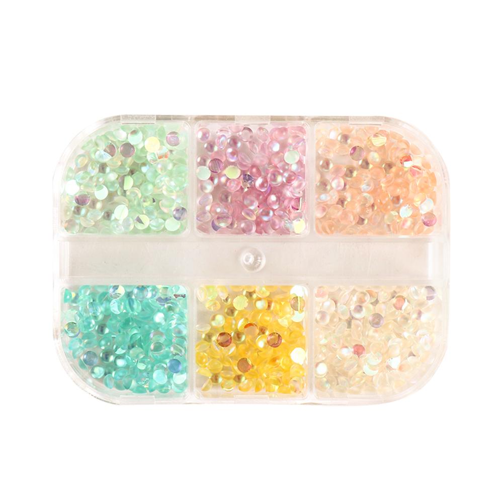 

Accessories Acrylic Round 3D Nail Art Decoration Nail Art Rhinestones Crystal Beads Nail Charms