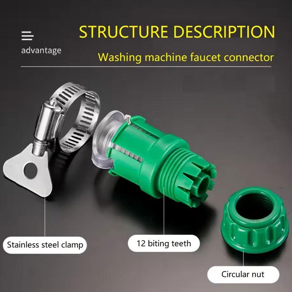 Universell Kranadapter Slangkoppling Koppling Snabbkoppling Kran För Biltvätt Trädgårdsbevattning
