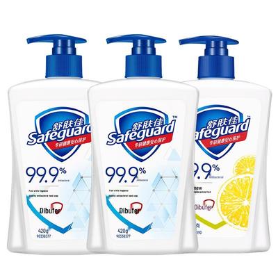 Safeguard Antibakterielle Flüssigseife für die Hände, 3x420g Packung