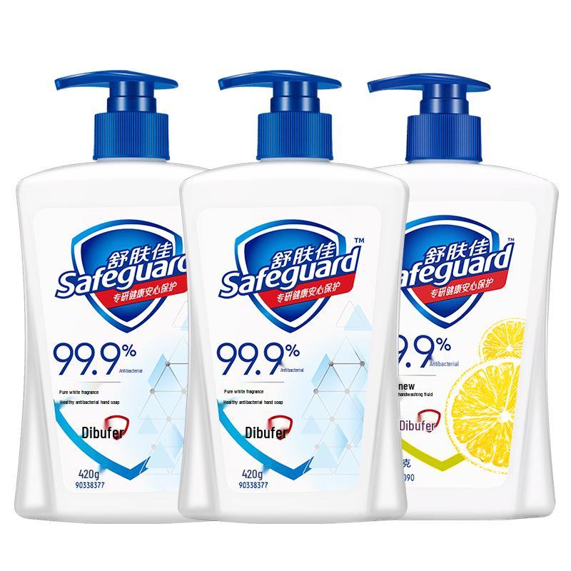 

Safeguard Antibacterial Liquid Hand Wash, 3x420g Pack