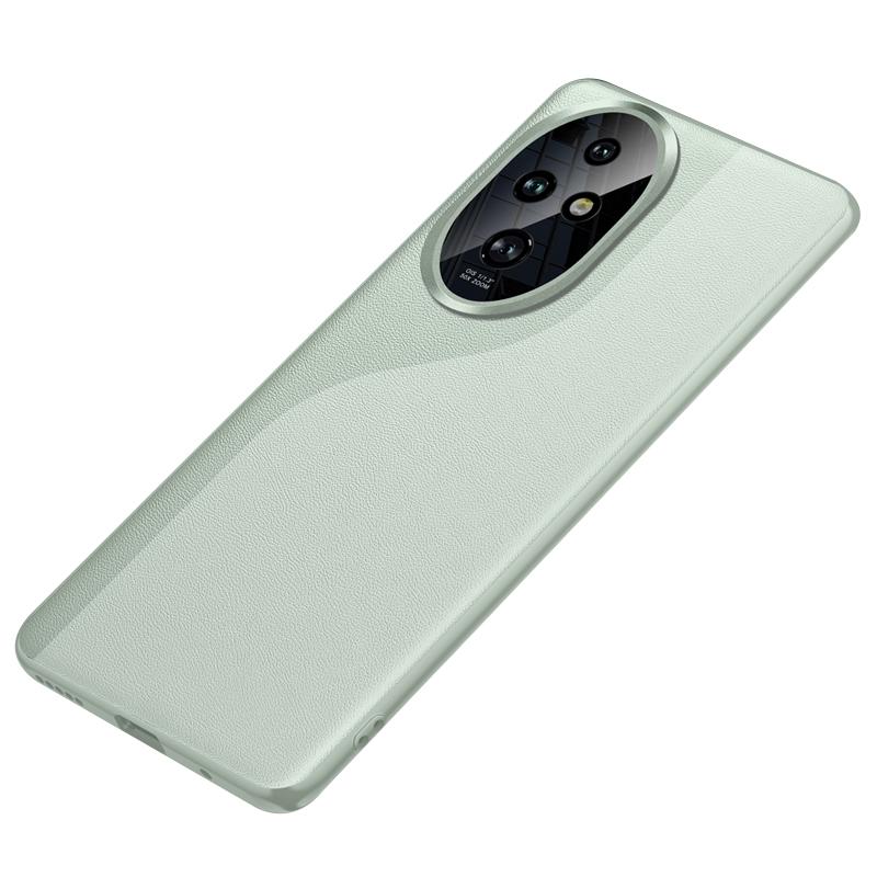 

Чехол для Honor 200 Pro 5G, тонкий, из искусственной кожи, задняя крышка телефона (2-е поколение) Cyan