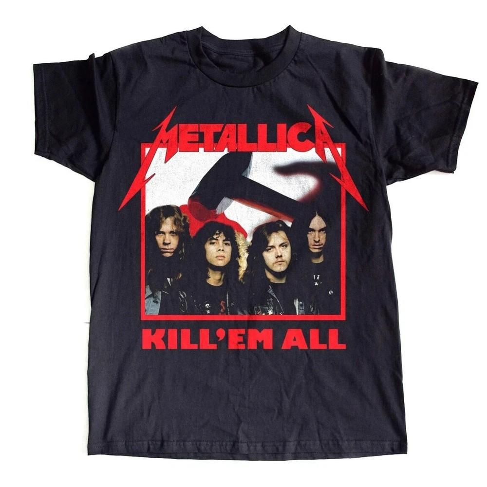 

Kill Em All Members Heavy Cotton Black Unisex Size S-4XL Unisex T-Shirt S