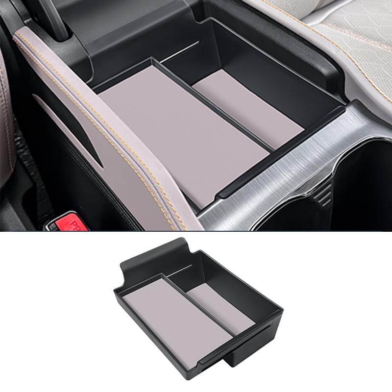For BYD ATTO3 YUAN PLUS 2022-2024 Double-deck Center Armrest Storage Box Car Modification Device Storage Box Auto Supplies