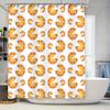 Orange Sliced Shower Curtain Modern Bathroom Decor for Kids Bathrooms Durable Fabric with Eyelet Top 72 X 84 Inches Free Shippin