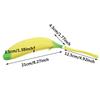 Novelty Funny Silicone Purses Multifunction Pencil Case Portable Yellow Banana Coin Purse Bag Wallet Key Bag Pouch