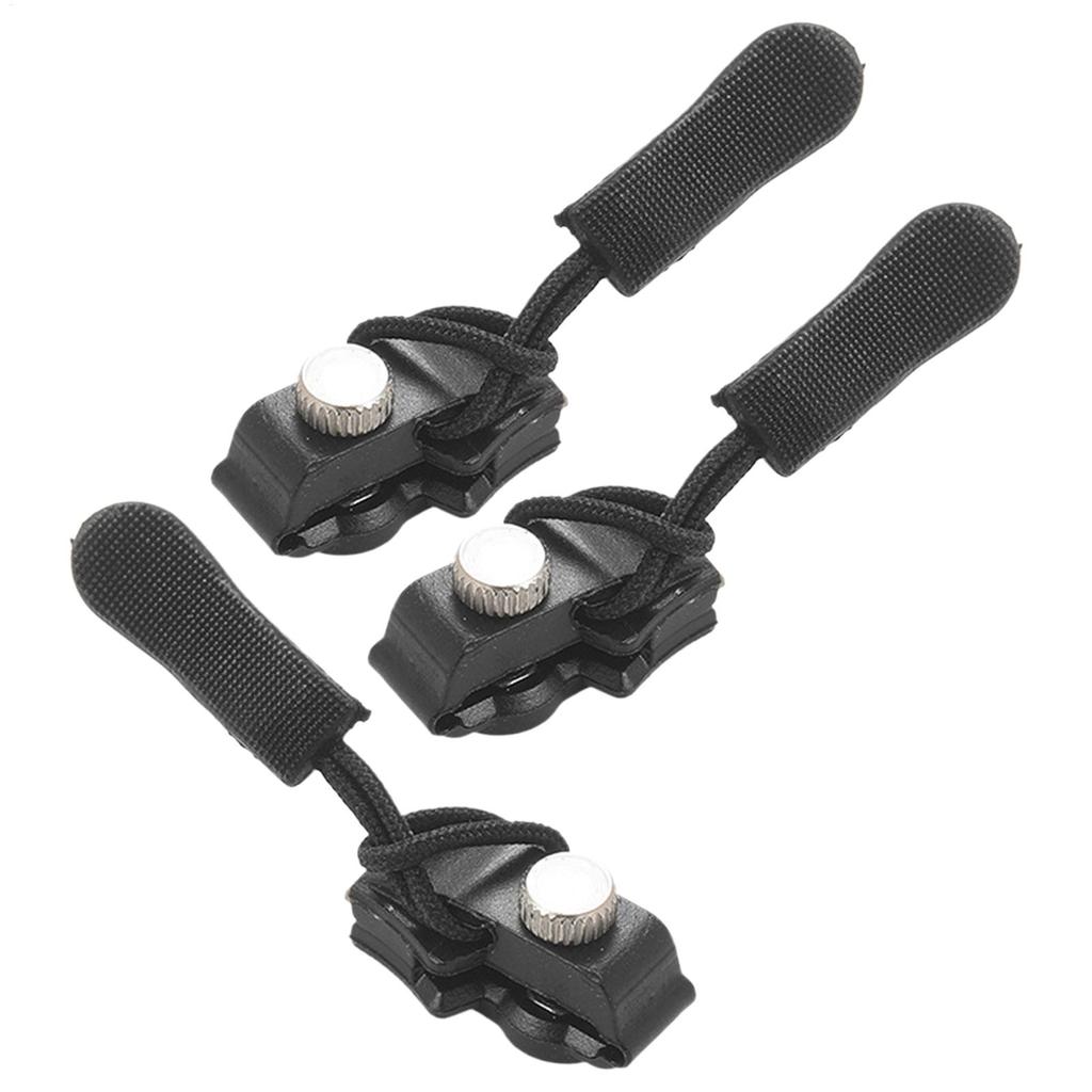 3 Stück Universelles Reißverschluss-Reparaturset Sofortige Reparatur Ersatz-Reißverschlusszähne Schieber Zipper Puller für Jacken Taschen Mäntel Bekleidung Zubehör