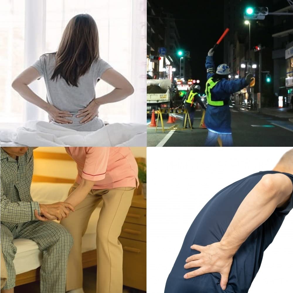 FINALISTA bedrový podporný pás Korzet s vyhrievacou podložkou na jeseň a zimu, FHB03, Unisex, Čierna (Veľkosti L-XL)