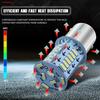 2Pcs Motorcycle Car 1157 Strobe LED Brake Lights Strong Spotlight Reverse Light Brake Parking Lamp Motorcycle Tail Lights 12V