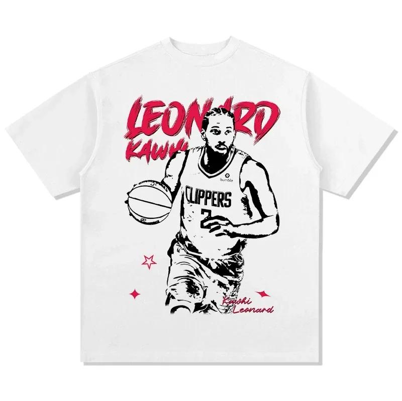 ZX TEE NBA star portrait short sleeved T-shirt  Printed Short Sleeve T-shirt Men Distress American Women Tshirt 2025