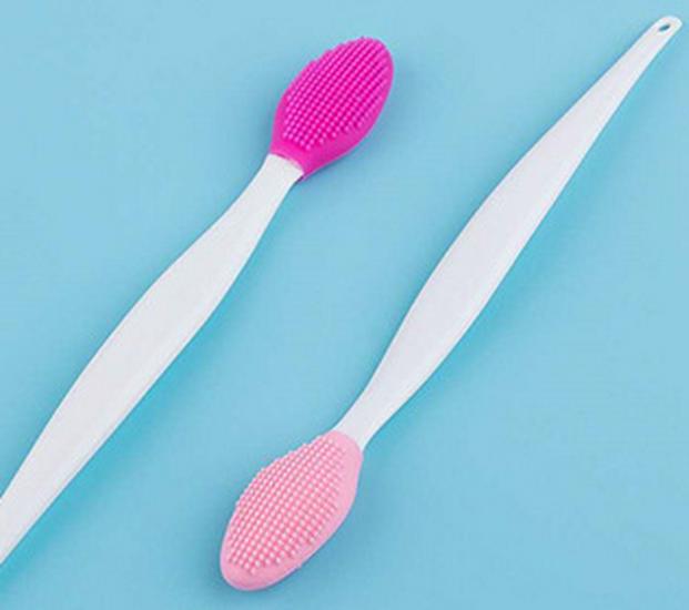Multi-effect Silicone Facial & Nasal Cleansing Brush for Pore and Blackhead Cleaning Pink