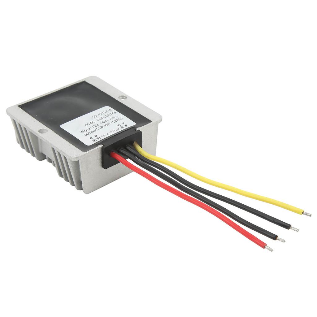 DC To DC Step Up Module Waterproof Aluminum Shell Boost Voltage Converter Module 12V 9‑13V To 13.8V 