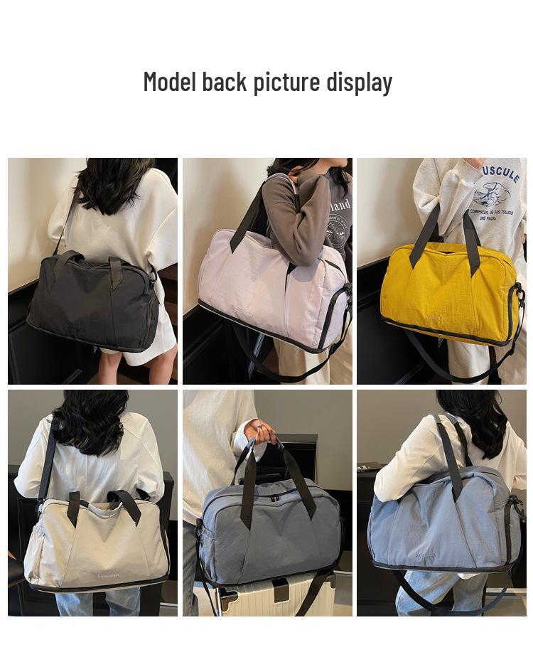 Women's Expandable Lightweight Sports & Yoga Bag - Large Capacity, Short Trip & Maternity Hospital Handbag