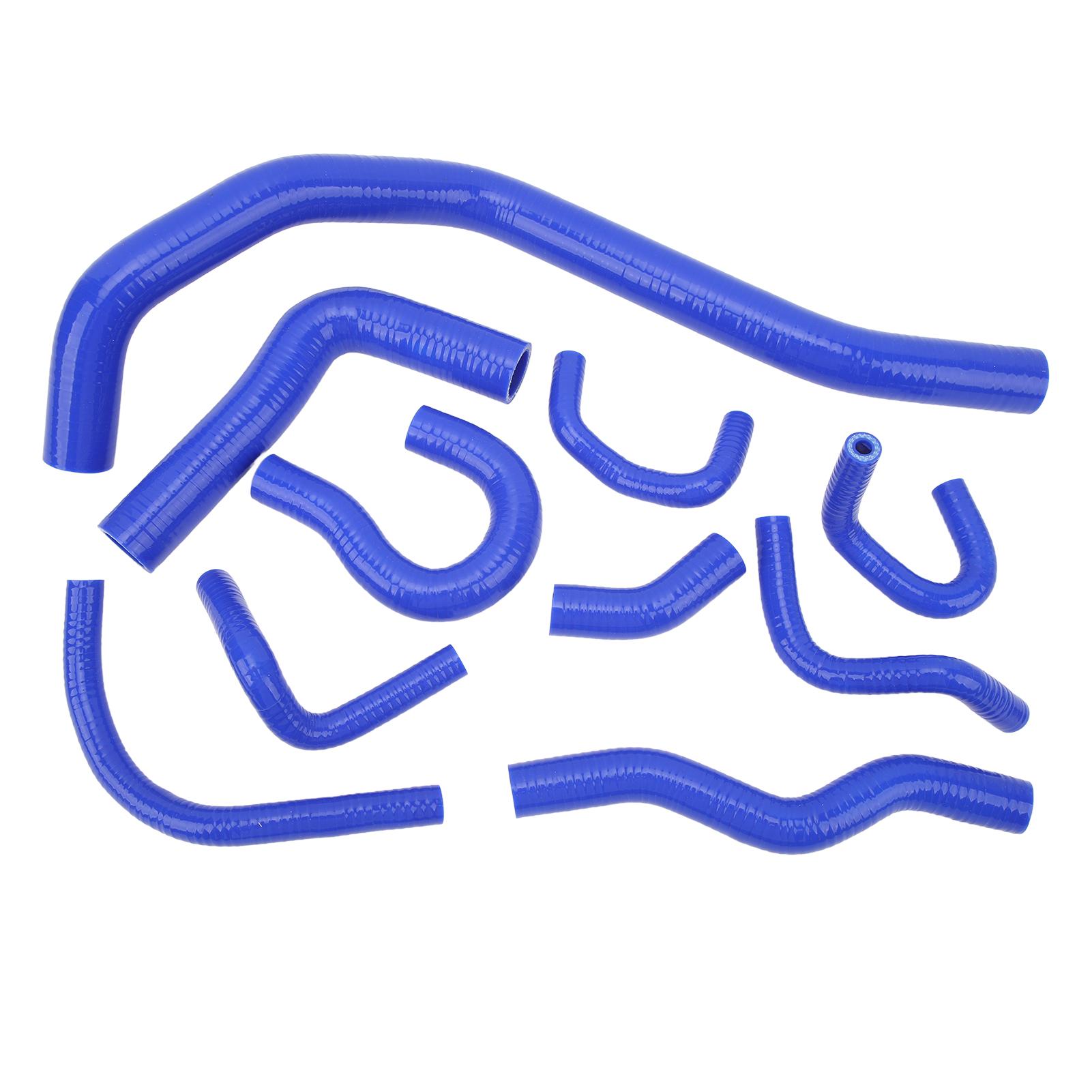 

Силіконовий комплект шлангів радіатора Трубки радіатора Шланг системи охолодження води Нагрівач Набір трубок Для CR‑X 1988-1991 синій