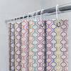 Stylish Colorful Pattern Shower Curtain For Bathroom Decor Waterproof Fabric With Eye Hooks Loop Design