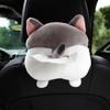 Car Cartoon Tissue Box Creative Cute Plush Multifunctional Car Seat Back Hanging Armrest Box Paper Drawer Box