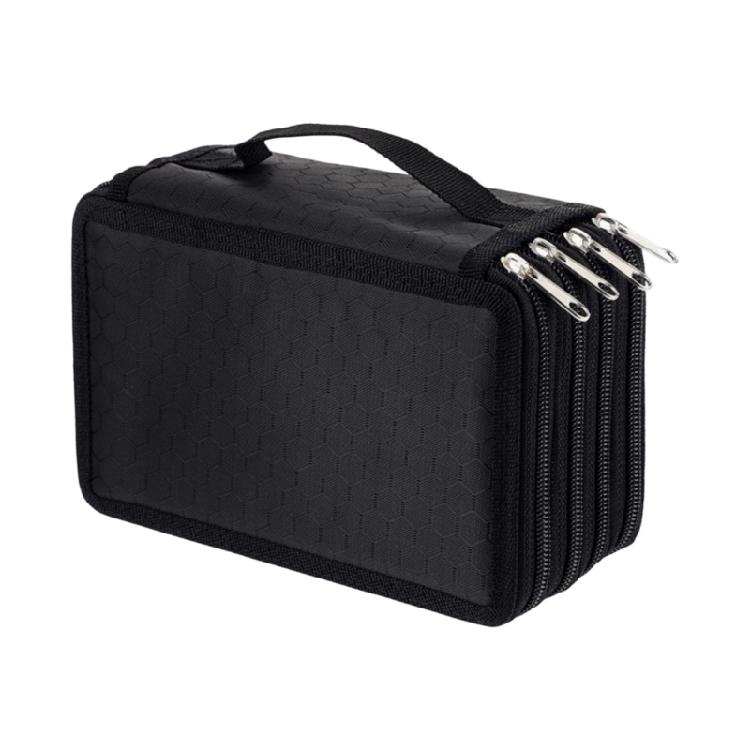 Neatly Organized 4 Level Pencil Holders With 72 Dedicated Slots Waterproof Cloth Fabric Stationeries Organizers Bag
