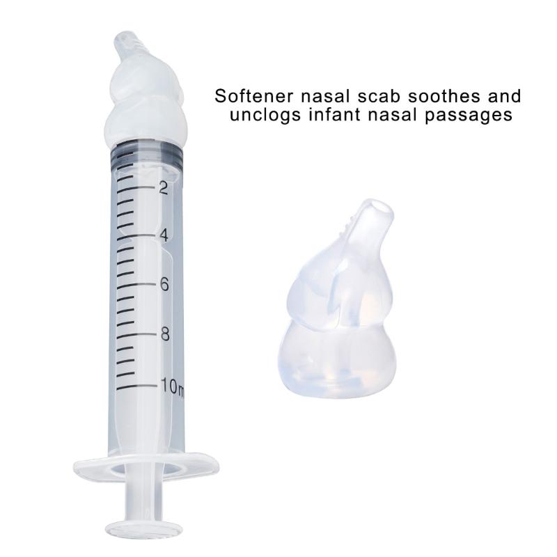 Strzykawki do czyszczenia noska niemowlęcego Wzory Silikonowy aspirator do nosa dla niemowląt do łatwej kontroli przepływu i obserwacji dla dzieci w wieku od 0 do 6 lat