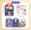 Silicone Jelly Stickers Quiet Book: DIY Educational Handmade Children's Sticker Book