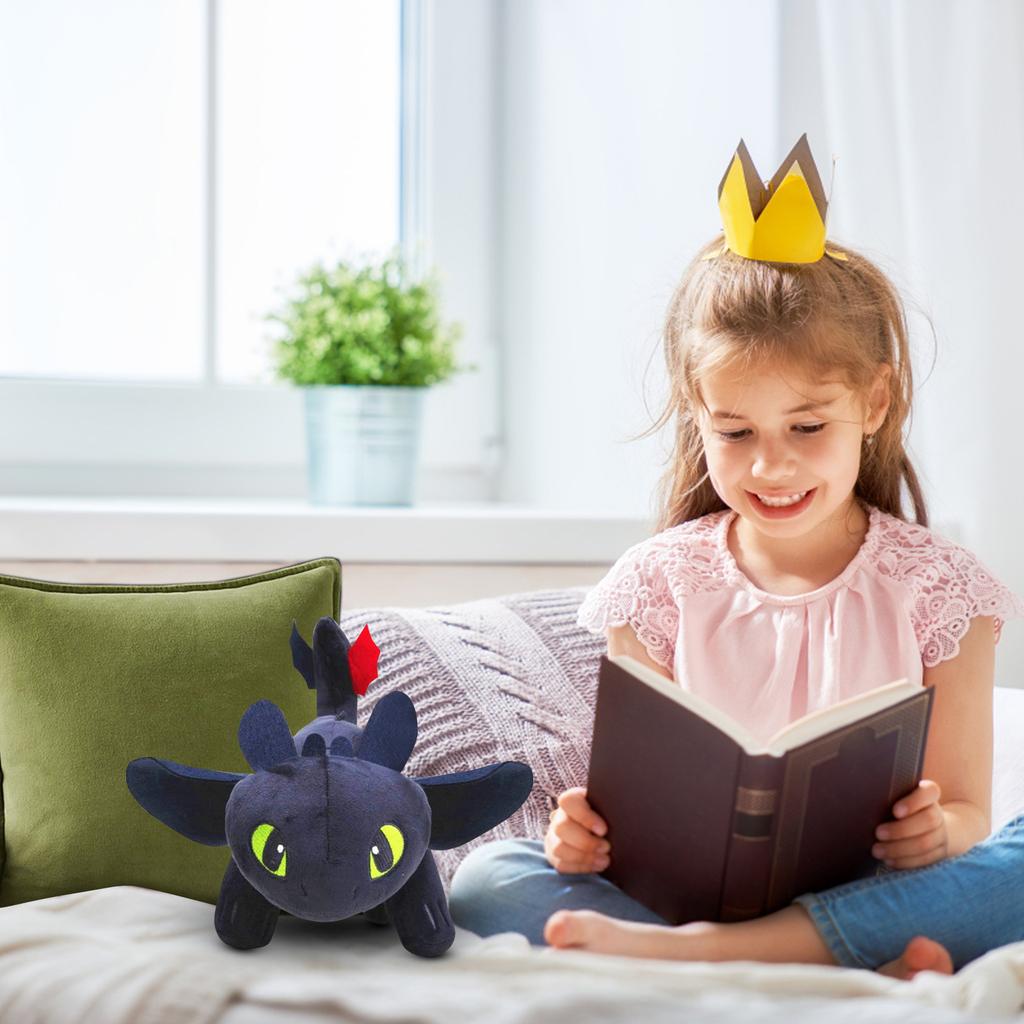 Toothless Night Stuffed Animal Plush Doll Toy Dragons Defenders Of Berk 10inch