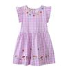 Summer Dress for Girls: European & American Style Casual Toddler Princess Skirt with Round Neck & Short Sleeves