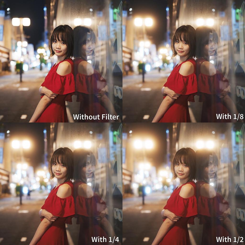 Black Mist 82mm Magnetic HD Black Promist Filter Kit Magnetic Thin Frame Antistatic Stain Resistant Water Repellent Scratch Resistant H&Y 1/4 MC4-82