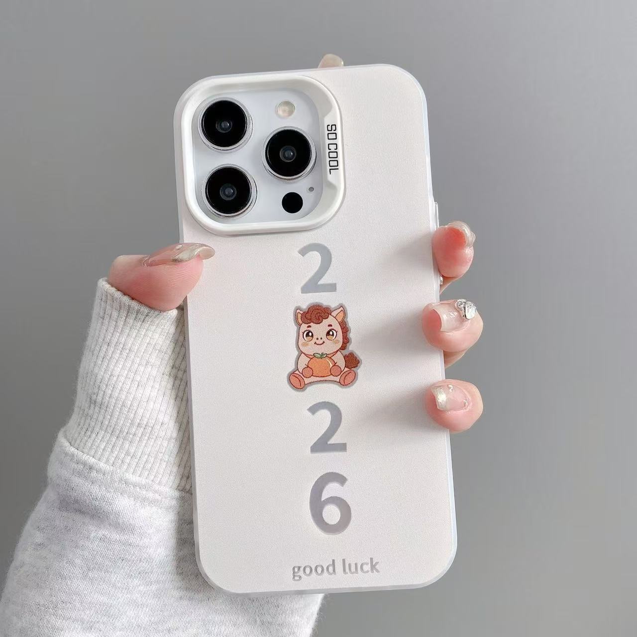 2026 Year of the Horse Apple iPhone 16, 17, Pro, New 15, Pro, New Year 14, Creative 13, Popular Online Case iPhone 7