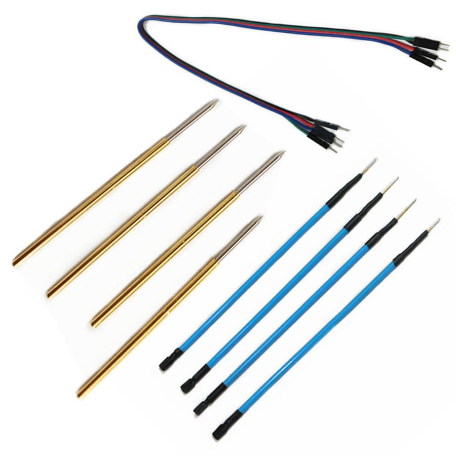 

New 4pcs/Set LED BDM Frame Probe Pens w/Connect Cables For KTAG KESS FGTECH